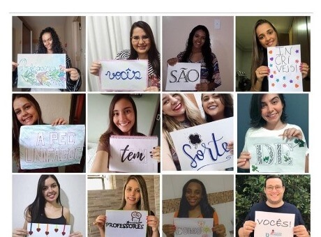 Alunos da Pedagogia UNIFAGOC prestam homenagem aos professores