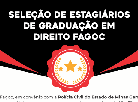 Polícia Civil de Ubá abre seleção de estágio para alunos de Direito da Fagoc