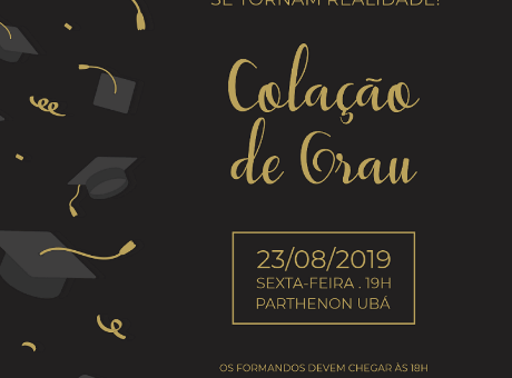 UniFagoc realiza Colação de Grau nesta sexta-feira (23) no Parthenon