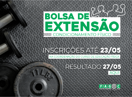 Educação Física da Fagoc abre inscrições para bolsa de extensão em condicionamento físico
