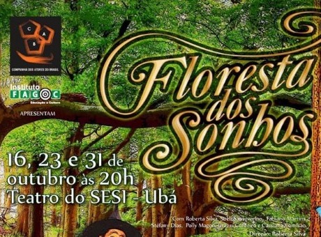 Espetáculo Floresta dos Sonhos acontece nesta sexta-feira (16)