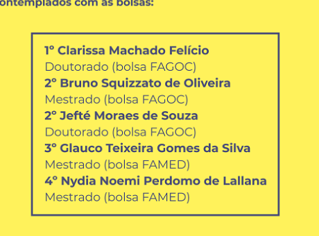 Fagoc divulga resultado do programa de capacitação docente