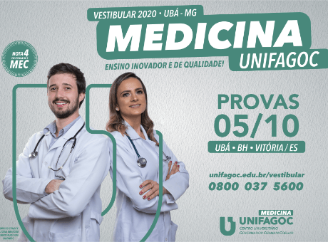 Vestibular de Medicina UNIFAGOC 2020: inscrições terminam nesta segunda-feira (30)
