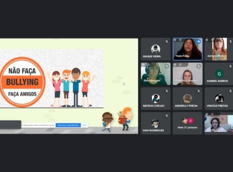 Aluna da Pedagogia UNIFAGOC realiza live sobre Bullying em escola de Ubá