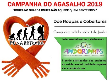 Fagoc é ponto de coleta da Campanha do Agasalho 2019 promovida pelo grupo Pé na Estrada