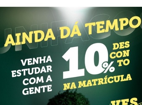 Ainda dá tempo: estude no UNIFAGOC com desconto de 10% na matrícula