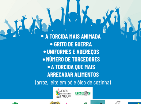 Jogos Universitários Fagoc promove competição de torcidas