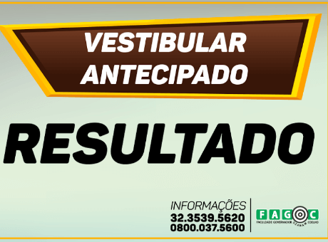 Resultado do Vestibular Antecipado 2016
