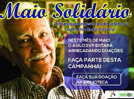 Maio Solidário é a nova campanha em prol do Asilo São Vicente de Paulo
