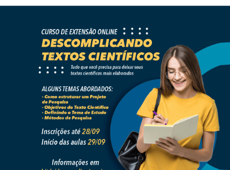 UNIFAGOC oferece curso de extensão para auxiliar na produção de textos científicos