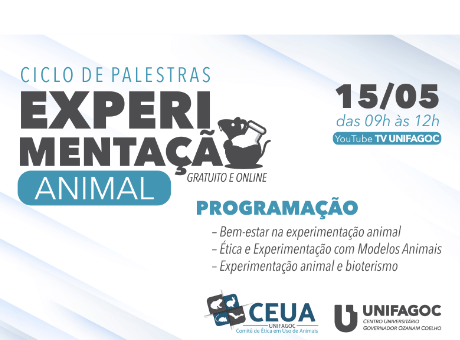 CEUA UNIFAGOC promove ciclo de palestras voltadas para experimentação animal