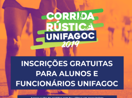 Corrida Rústica 2019: inscrições gratuitas para alunos e colaboradores da UNIFAGOC