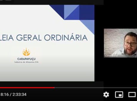 Direito UNIFAGOC divulga na íntegra 1ª Assembleia Simulada de Acionistas