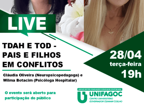 Núcleo de Pós-Gaduação e Educação Continuada UNIFAGOC prepara série de lives