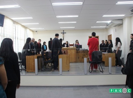 Fórum de Ubá sedia mais uma edição do Júri Simulado de Direito da UniFagoc