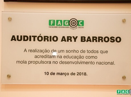 Fagoc inaugura auditório com capacidade para mais de 400 pessoas com estrutura flexível e sustentável