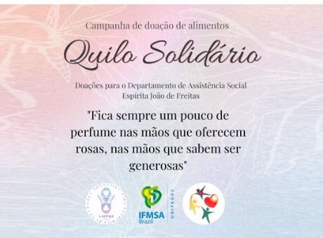 UNIFAGOC apoia campanha Quilo Solidário da Liga Acadêmica de Cuidados Paliativos do curso de Medicina