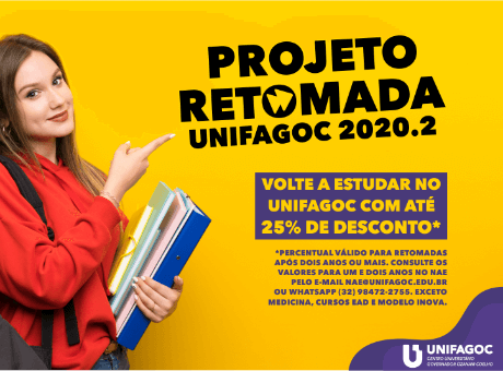 Condição válida para estudantes que se matricularam no UNIFAGOC e não concluíram os estudos