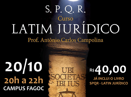 Curso de Direito da Fagoc promove curso de Latim Jurídico