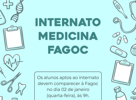 Medicina Fagoc convoca reunião com estudantes aptos ao Internato