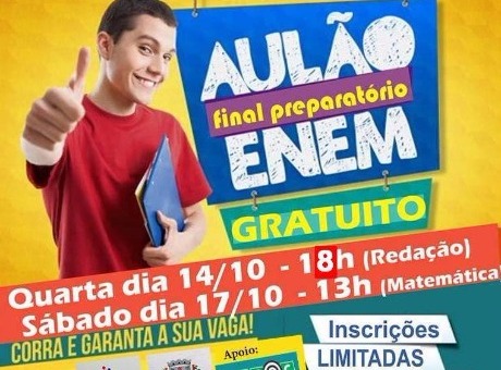 Câmara promove Aulão preparatório para o ENEM