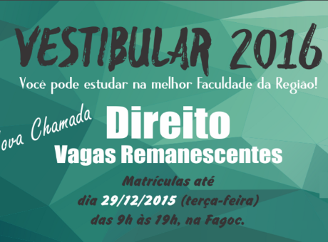 Novo edital interno de Direito é divulgado