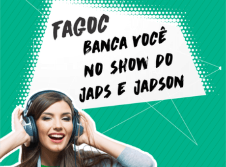 Fagoc marca presença no show de Jads e Jadson e lança promoção para alunos