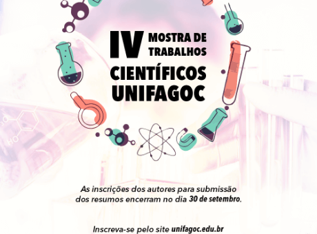 IV Mostra de Trabalhos Científicos UNIFAGOC: inscrições abertas para submissão de resumos