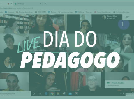 Live com homenagens e brincadeiras marca Dia do Pedagogo do UNIFAGOC