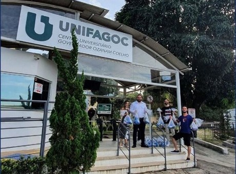 Alunos do UNIFAGOC promovem campanha solidária entre atléticas em prol dos atingidos pela enchente em Ubá