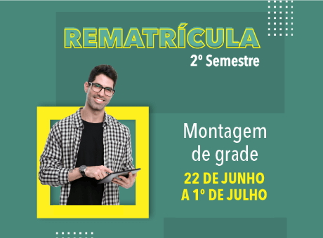 Rematrícula UNIFAGOC: etapa da montagem de grade para o segundo semestre já está disponível no Siga