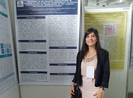 Aluna da Medicina UNIFAGOC participa de Congresso Brasileiro de Clínica Médica