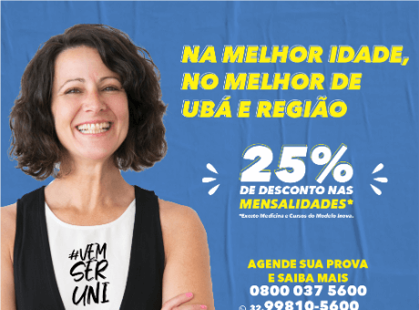 UNIFAGOC oferece desconto de 25% para candidatos da melhor idade