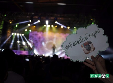 Fagoc marca presença no show de 10 anos da Rádio Líder FM