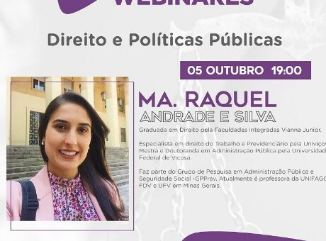 Professora do Direito UNIFAGOC participa de Circuito de Webinares da U.Experience nesta segunda-feira (05)