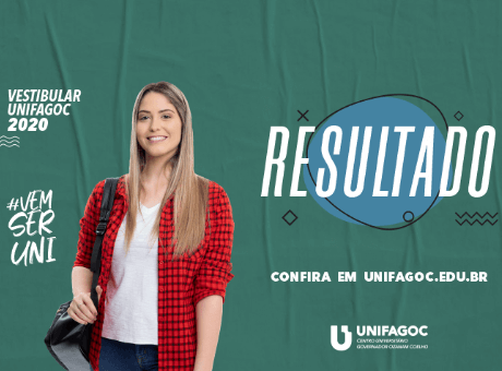 UNIFAGOC divulga resultado do Vestibular 2020