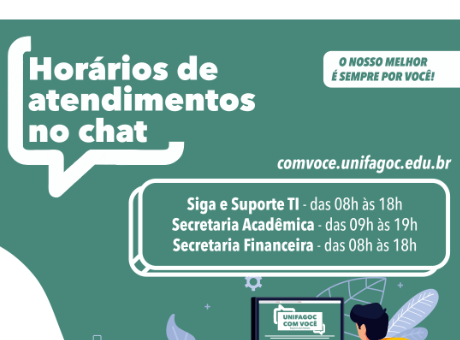 Confira o novo horário de atendimento do setor de TI do UNIFAGOC