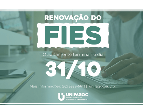 Aditamento do Fies para o 2º semestre deve ser feito até dia 31 de outubro