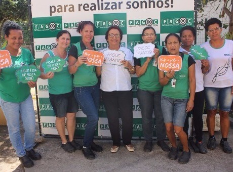 Fagoc apresenta seus colaboradores da limpeza e manutenção