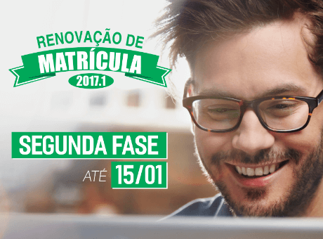 Segunda etapa da Renovação de Matrícula termina dia 15