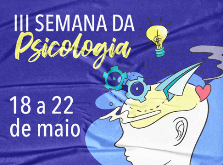 Inscrições abertas para 3ª Semana da Psicologia