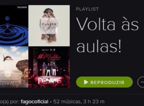 Confira a playlist oficial de Volta às Aulas