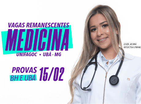 Medicina UNIFAGOC abre inscrições para processo seletivo de Vagas Remanescentes