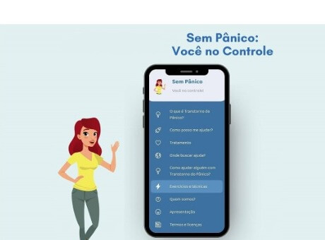 Aplicativo criado por alunas da Psicologia UNIFAGOC auxilia pessoas com Transtorno do Pânico