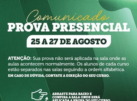 UNIFAGOC divulga mapeamento das salas para realização de provas presenciais