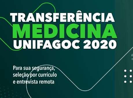 Resultado do processo seletivo de Transferência para Medicina UNIFAGOC será divulgado na sexta-feira (24)