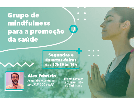 Inscrições abertas para o grupo de Mindfulness para a promoção da saúde