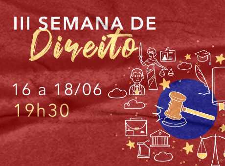 3º Semana de Direito está com inscrições abertas