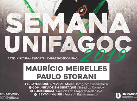 Inscrições abertas para a Semana UniFagoc 2019; Evento acontece entre 13 e 18 de outubro