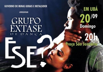 Grupo Êxtase de Dança se apresenta em Ubá neste domingo (20)